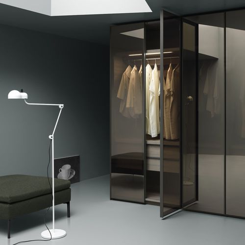 Armoire contemporaine - FRAME PROFILE - md house - en verre / en métal / à portes battantes
