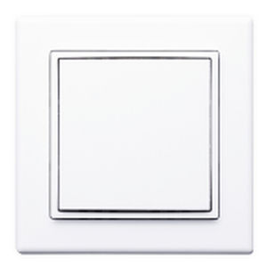 Interrupteur bouton poussoir - WSS0S-E0E - LEVITON Lighting - encastré / classique / carré
