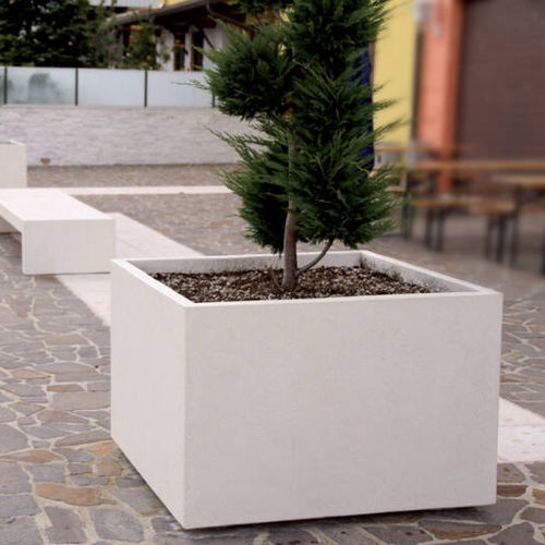 Jardinière en béton - ANDROMEDA - Calzolari - rectangulaire / carrée / à haute résistance