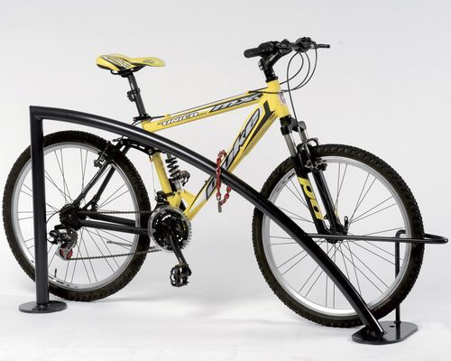 Appui-vélo au sol - H - Calzolari - sécurisé / pour espace public / pour les zones urbaines