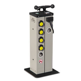 Borne de recharge pour vélos électriques - C - Calzolari - urbain / d'extérieur / pour espace public