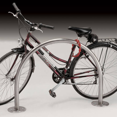 Appui-vélo au sol - F - Calzolari - sécurisé / antivandalisme / pour espace public