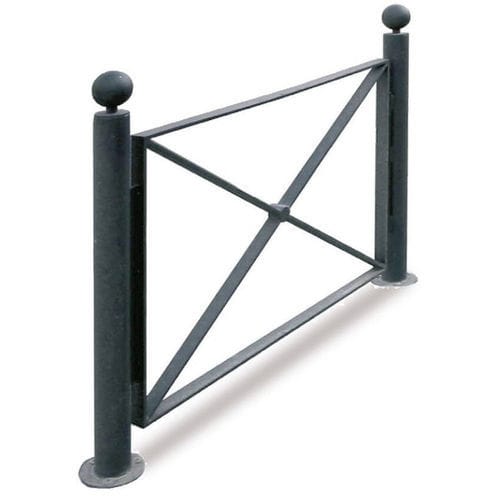 Barrière de protection - L - Calzolari - fixe / en métal / urbaine