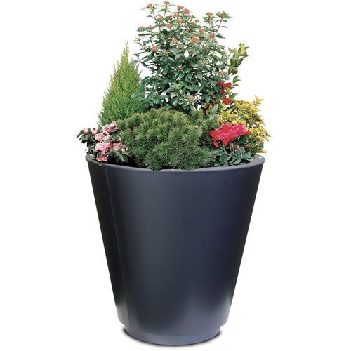 Jardinière conique - Calzolari - en acier galvanisé / en acier à revêtement par poudre / en hauteur