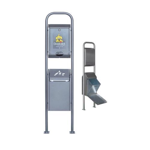 Poubelle canine - TOILET PREMIUM - Calzolari - sur piétement / en acier galvanisé / en acier à revêtement par poudre