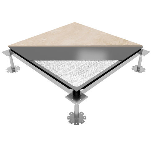 Plancher technique en bois - GAMAFLOR FULL EH 2000 - ACCESS FLOOR POLYGROUP - en acier / en ciment / en céramique