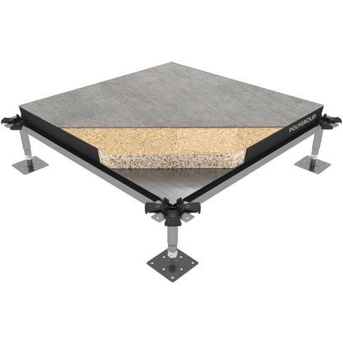 Plancher technique en bois - PAC 35/05 - ACCESS FLOOR POLYGROUP - aggloméré / en grès cérame / en acier galvanisé