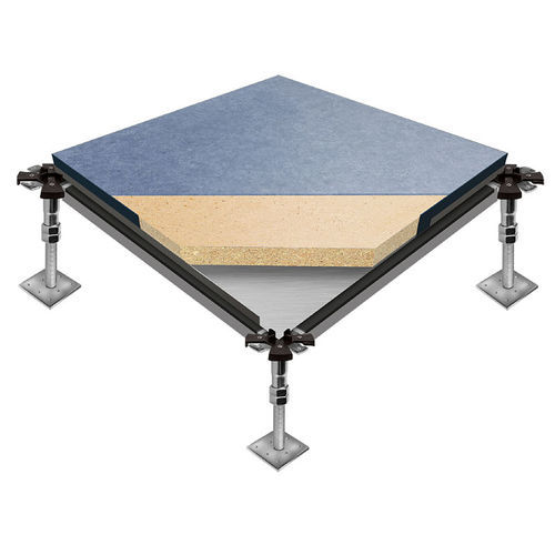 Plancher technique en bois - BANK 35/05 - ACCESS FLOOR POLYGROUP - en acier / en acier galvanisé / en céramique