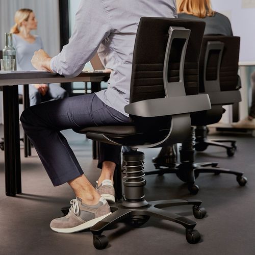 Chaise de bureau contemporaine - Aeris 3Dee - Aeris GmbH - d'intérieur / en laine / en cuir