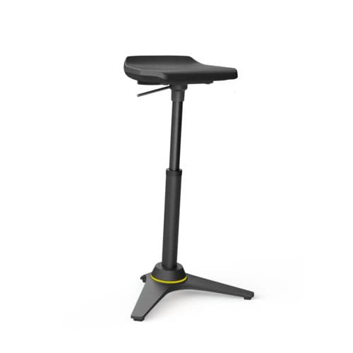 Tabouret de travail contemporain - Aeris Muvman Industry - Aeris GmbH - en mousse / avec piètement en fonte d'aluminium / à hauteur réglable