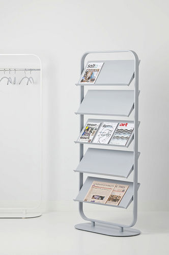 Porte-Brochures SUMTree Avec Porte-Cartes De Visite A6 - Cadre Doré Et