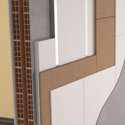 Isolant thermo-acoustique - WOODGIPS - eterno ivica - acoustique / en fibre de bois / en panneaux