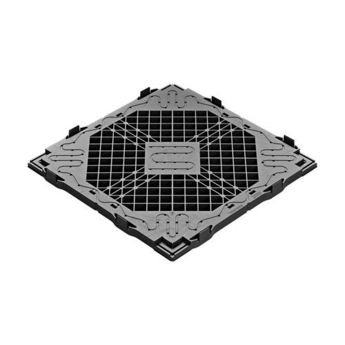 Grille de ventilation en thermoplastique - GRIGLIA ANTIVENTO GRF - eterno ivica - en polypropylène / carrée / pour extérieur