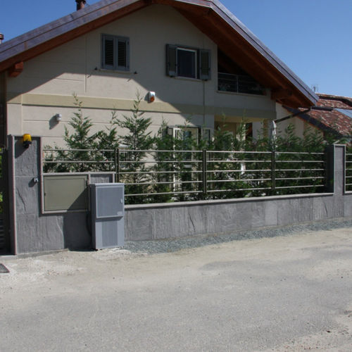 Clôture à barreaux - MODULE PIETRA ARDESIA - MASPE PAVINGS - résidentielle / en béton