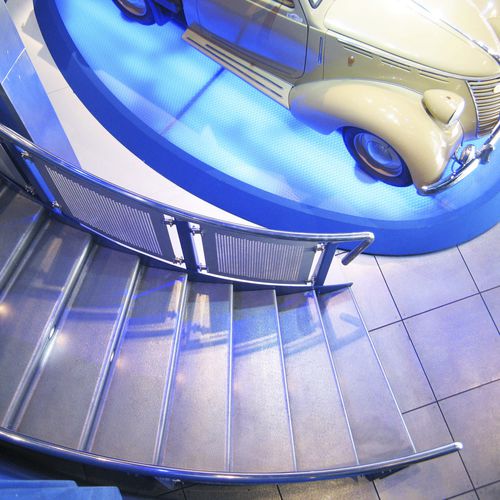 Revêtement de marche en métal - STAIRCASE COATING - Planium - haute résistance