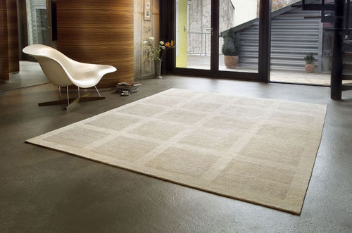 Tapis design original - Fields - DESIGNERCARPETS Drechsle - à carreaux / en chanvre / rectangulaire