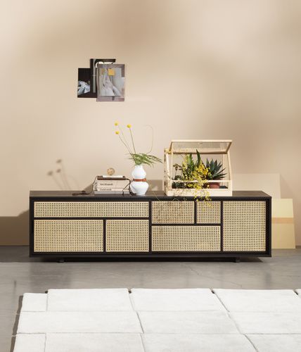 Buffet design scandinave - AIR - DESIGN HOUSE STOCKHOLM - en chêne / en placage de bois / en MDF