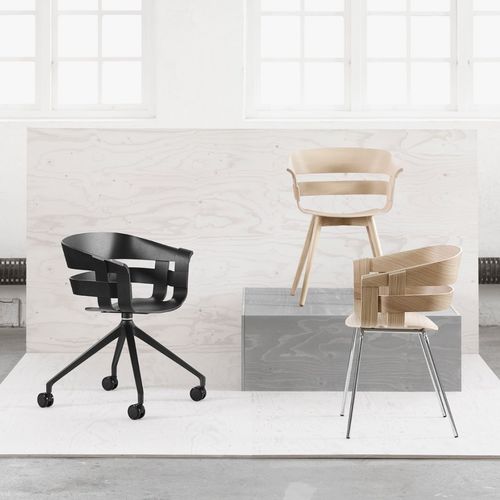Chaise contemporaine - WICK - DESIGN HOUSE STOCKHOLM - d'intérieur / en chêne / en bois massif