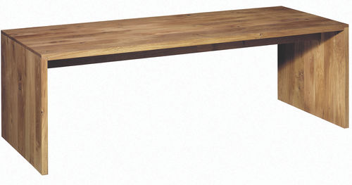 Table contemporaine - TA01 PONTE - e15 - en chêne / en noyer / en bois massif