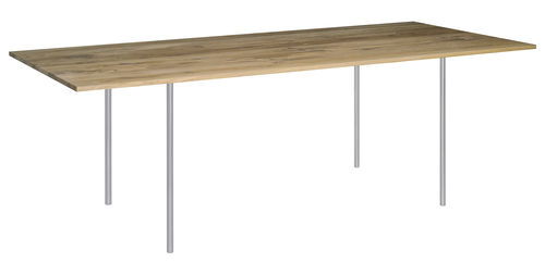 Table contemporaine - TA14 ANTON - e15 - en noyer / en bois massif / en bois huilé
