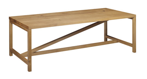 Table contemporaine - TA21 PLATZ - e15 - en chêne / en bois massif / en bois huilé