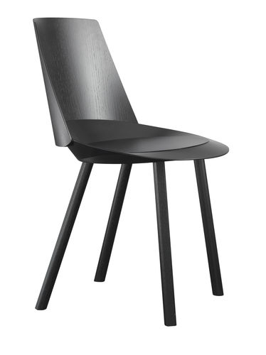 Chaise contemporaine - CH04 HOUDINI - e15 - d'intérieur / en chêne / en contreplaqué moulé