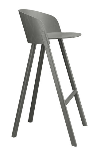 Chaise de bar contemporaine - ST12 OTHER - e15 - d'intérieur / en chêne / en contreplaqué moulé