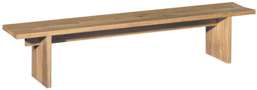 Banc public contemporain - BE02 TARO - e15 - en chêne / en bois massif / en noyer