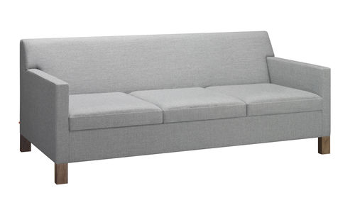 Canapé contemporain - FK09 WESTHAUSEN - e15 - en tissu / avec accoudoirs / gris