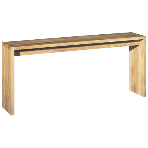 Console contemporaine - SB01 ALTO - e15 - en chêne / avec piètement en bois / rectangulaire