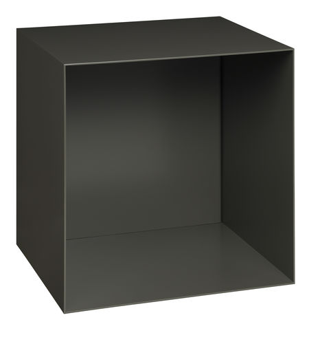 Étagère basse - SB11 DARA - e15 - contemporaine / en aluminium / noire
