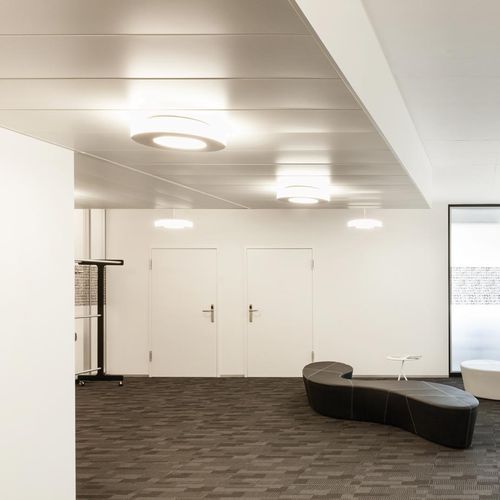 Faux-plafond en aluminium - HQT - Atena spa - en panneaux / en lames / pour bureau