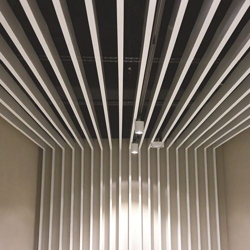 Baffle acoustique en métal - SLIDING - Atena spa - de plafond / rectangulaire / décoratif