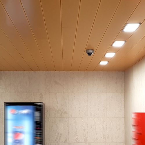 Faux-plafond en aluminium - NR | NR SPORT - Atena spa - en acier / en lames / d'intérieur