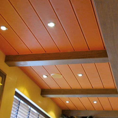 Faux-plafond en aluminium - C | CA - Atena spa - en acier / en lames / pour bureau