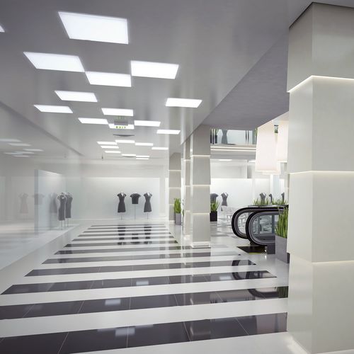 Faux-plafond en aluminium - ENIGMA SPACE - Atena spa - en acier / en dalles / d'intérieur