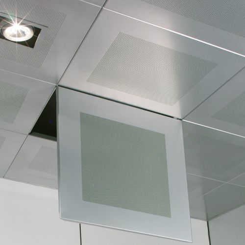 Faux-plafond en aluminium - ENIGMA OPEN - Atena spa - en acier / en dalles / en panneaux