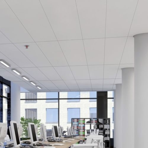 Faux-plafond en aluminium - COMPACT - Atena spa - en acier / en panneaux / pour bureau