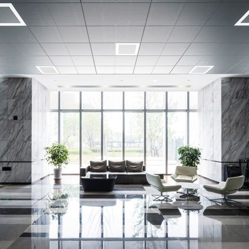 Faux-plafond en aluminium - 15 LINEAR DESIGN - Atena spa - en acier / en dalles / en panneaux