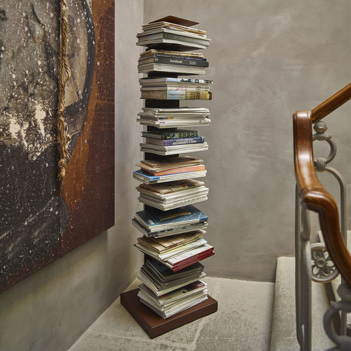 Bibliothèque contemporaine - PTOLOMEO ART - OPINION CIATTI - en acier / en métal laqué / blanche