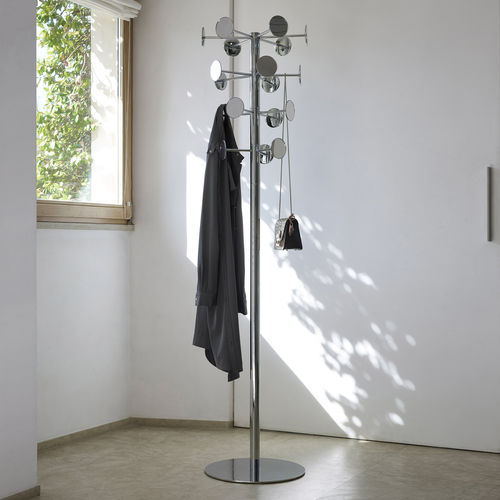 Porte-manteau sur pied - CHAPERON - OPINION CIATTI - contemporain / en acier / argenté