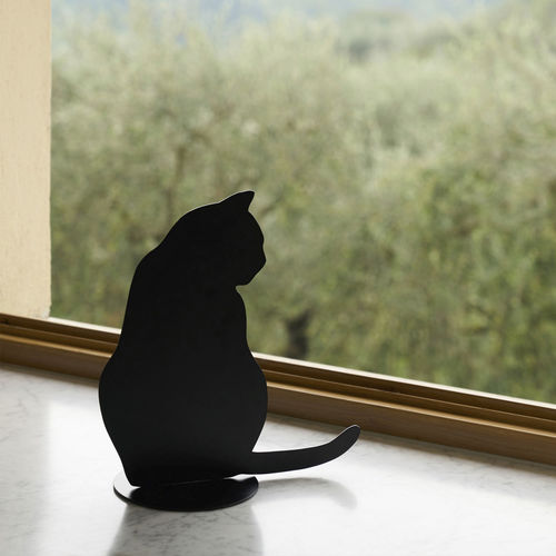 Sculpture en acier - OMBRES DE CHATS - OPINION CIATTI - à poser / noire / animal