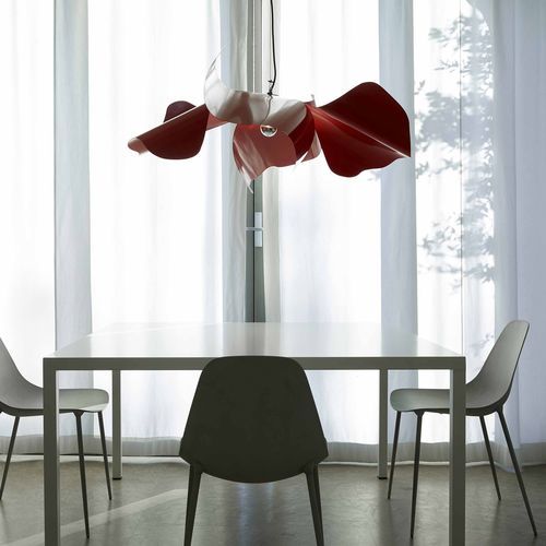 Suspension - PAPAVERO RAGGIANTE - OPINION CIATTI - en acier laqué / en acier inoxydable poli / design original