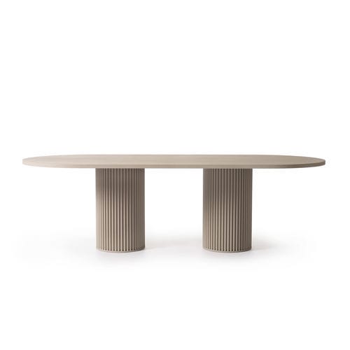 Table contemporaine - HERCLE - OPINION CIATTI - en aluminium / avec piètement en métal / rectangulaire