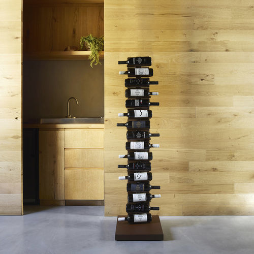 Porte-bouteille en inox - PTOLOMEO VINO - OPINION CIATTI - à poser / professionnel / noir