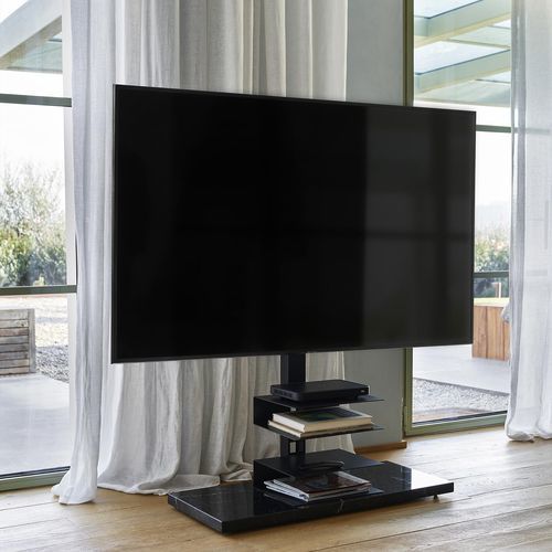 Support TV sur pied contemporain - PTOLOMEO - OPINION CIATTI - pivotant / avec câblage dissimulé / avec support pour lecteur DVD