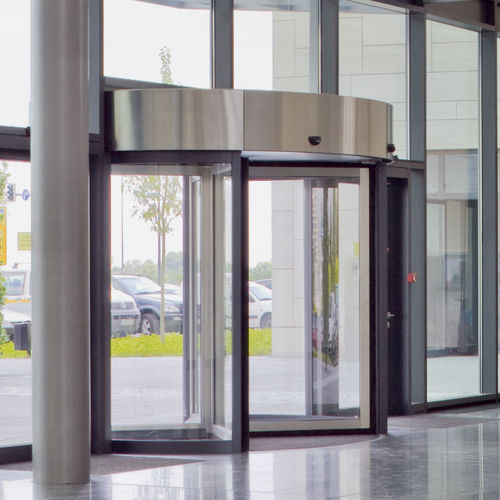 Porte d'entrée - KTV  - dormakaba - en métal / à tambour / contemporaine