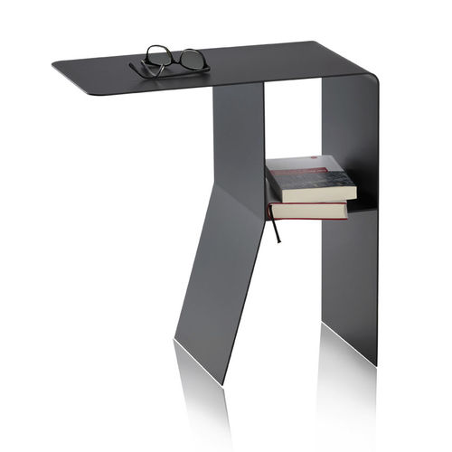 Table d'appoint contemporaine - ATHOS - pieperconcept - en acier à revêtement par poudre / avec piètement en acier / rectangulaire