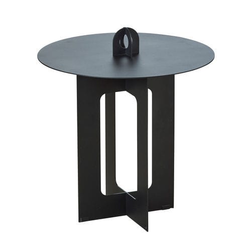 Table d'appoint contemporaine - TAPPATO - pieperconcept - en acier / avec piètement en métal / ronde