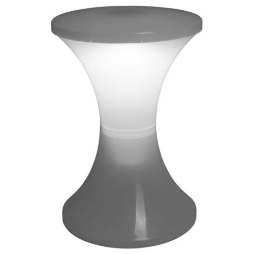 Tabouret contemporain - TAM - Stamp Edition - en polyéthylène / piètement central / lumineux